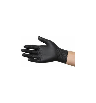 Guantes Nitrilo negro S X 100