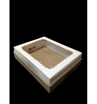 Caja Desayuno Tapa Visor 42x33x12 X 1