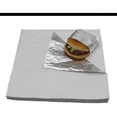 Papel Aluminio Hamburguesa 30x40 X 50 Hojas